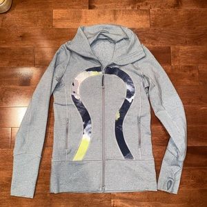 Lululemon Grey Zip-Up Sweater
